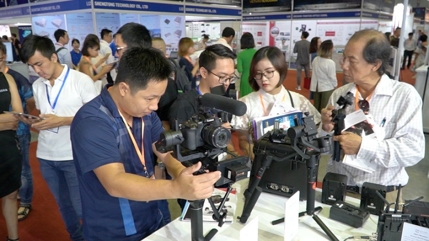 Int'l Exhibition of Film and Television Technology opens in HCM City